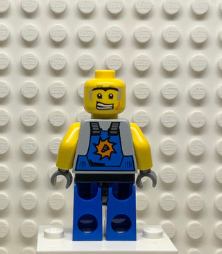 Power Miner - Orange Scar, Hair, pm017 Minifigure LEGO®   