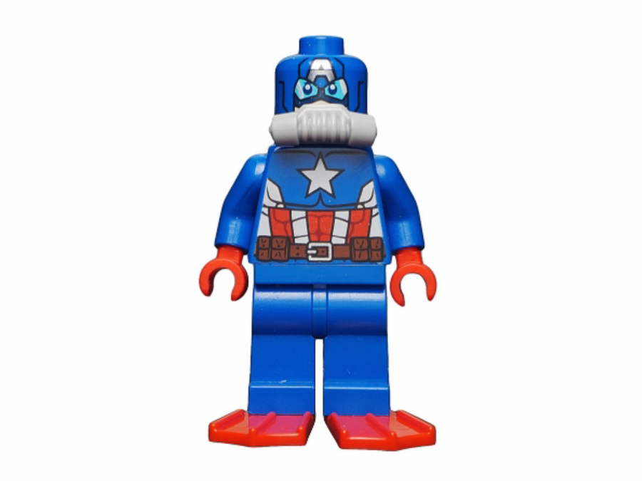 Scuba Captain America, sh214 Minifigure LEGO®   