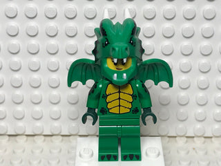 Green Dragon Costume, col23-12 Minifigure LEGO® Complete with stand and accessories  