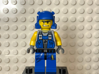Power Miner - Orange Scar, Helmet, pm011 Minifigure LEGO®   