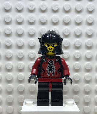 Knights Kingdom II, Shadow Knight, Le Chevalier Des Ombres, cas257 Minifigure LEGO® Minifigure Only, no axe  