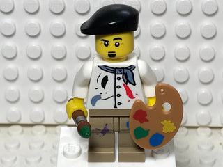 Artist, col04-14 Minifigure LEGO® Complete with stand and accessories  