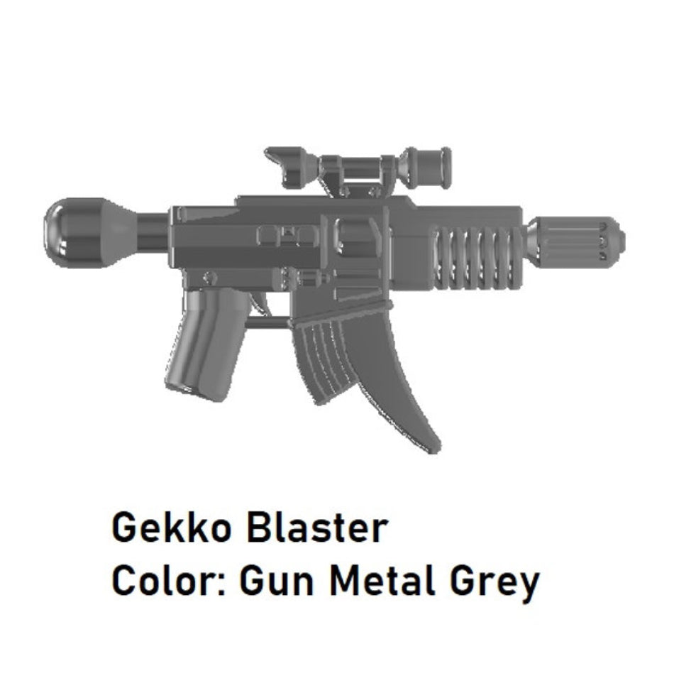 Custom Star Wars Gekko Blaster For LEGO Minifigures. Custom, Accessory BigKidBrix Grey  