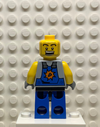 Power Miner - Beard Stubble Guy, pm006 Minifigure LEGO®   