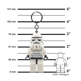 LEGO® Stormtrooper Keychain LED Light 3” Keychain LEGO®   