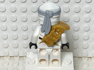 Zane,Legacy, Pearl Gold Armor Shoulder Pad, Flat Silver Head njo670 Minifigure LEGO®   