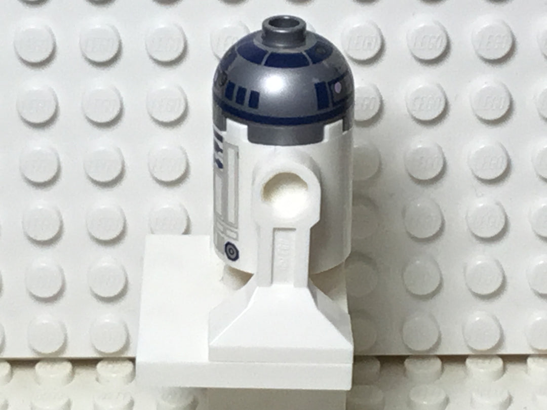R2-D2, Flat Silver Head, Lavender Dots and Small Receptor, sw0527a