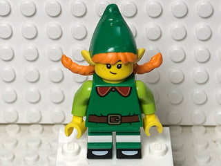 Holiday Elf, col23-5 Minifigure LEGO® Minifigure only, no stand or accessories  