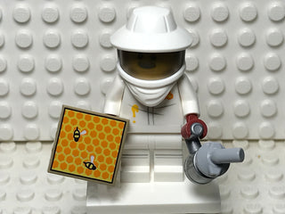 Beekeeper, col21-7 Minifigure LEGO® Complete with stand and accessories  
