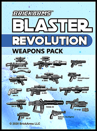 BrickArms Blaster Revolution Custom Weapons Pack Accessories Brickarms   