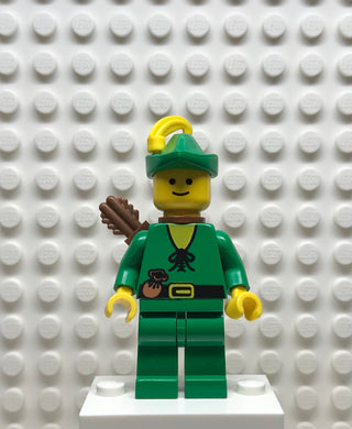 Forestman, Pouch, Green Hat, Yellow Feather, Quiver, cas123a Minifigure LEGO®   