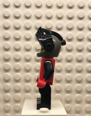 Fright Knights, Dark Gray Helmet with Black Visor, Lion Crest, cas551 Minifigure LEGO®   