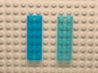 2x6 Plate, Lego® Part Number 3795 Trans-Light Blue Part LEGO®   