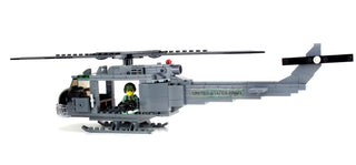 Army UH-1 Utility Helicopter Building Kit Battle Brick   