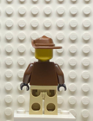 Johnny Thunder with Tan Legs with Pockets and Black Hands, adv037 Minifigure LEGO®   