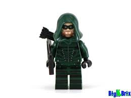 Green Arrow Custom Printed & Inspired Lego DC Minifigure Custom minifigure BigKidBrix   