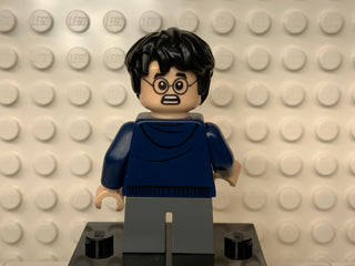 Harry Potter - Dark Blue Zip Up, Dark Bluish Gray Short Legs, hp153 Minifigure LEGO®   