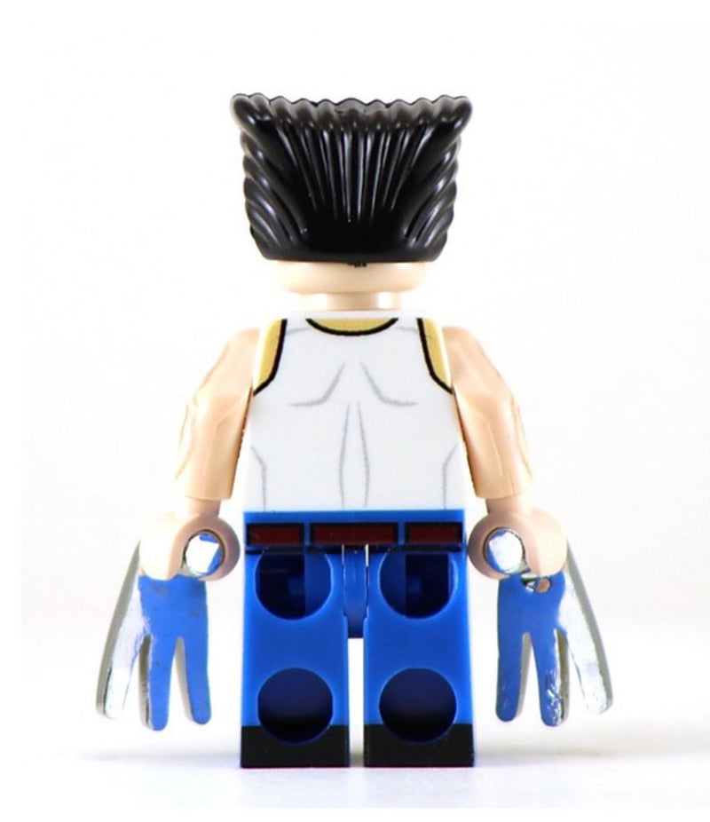 WOLVERINE Logan Custom Printed Marvel Lego Minifigure