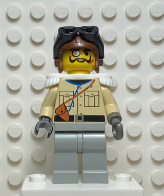 Baron von Barron with Brown Aviator Cap, adv004 Minifigure LEGO®   