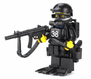 Navy SEAL Special Forces Diver Custom Minifigure Custom minifigure Battle Brick   
