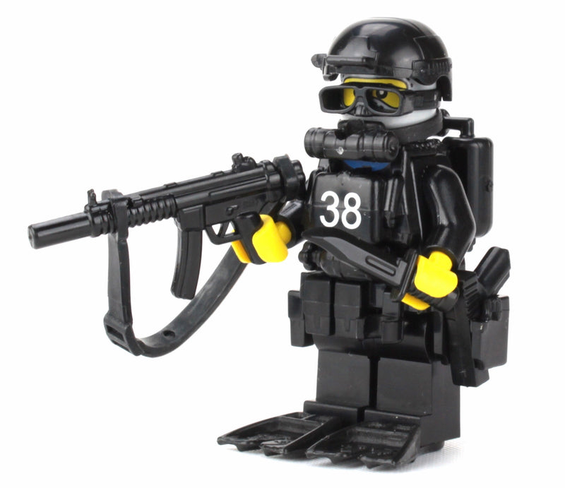 Navy SEAL Special Forces Diver Custom Minifigure