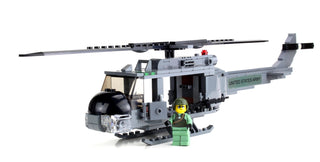 Army UH-1 Utility Helicopter Building Kit Battle Brick   