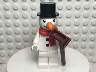 Snowman, col23-3 Minifigure LEGO® Complete with stand and accessories  