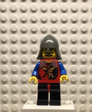 Dragon Knights, Knight 2, Black Legs with Red Hips, Dark Gray Neck-Protector, cas016 Minifigure LEGO®   
