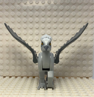 Hippogriff Dark Bluish Gray and White Feathers (HP Buckbeak), buckbeakc02 LEGO® Animals LEGO®   
