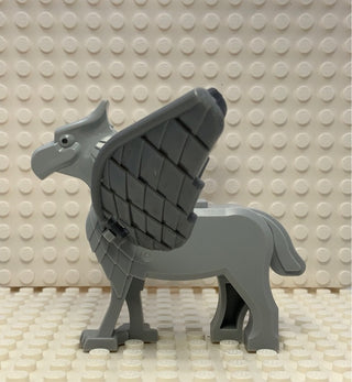 Hippogriff with Dark Bluish Gray Wings (HP Buckbeak), buckbeakc01 LEGO® Animals LEGO®   