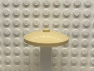 4x4 Dish (Radar) with Solid Stud, Lego® Part Number 3960 Tan Part LEGO®   