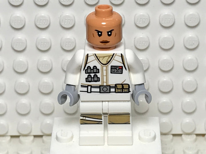 Hoth Rebel Trooper, White Uniform, Dark Tan Helmet, Female, sw1188
