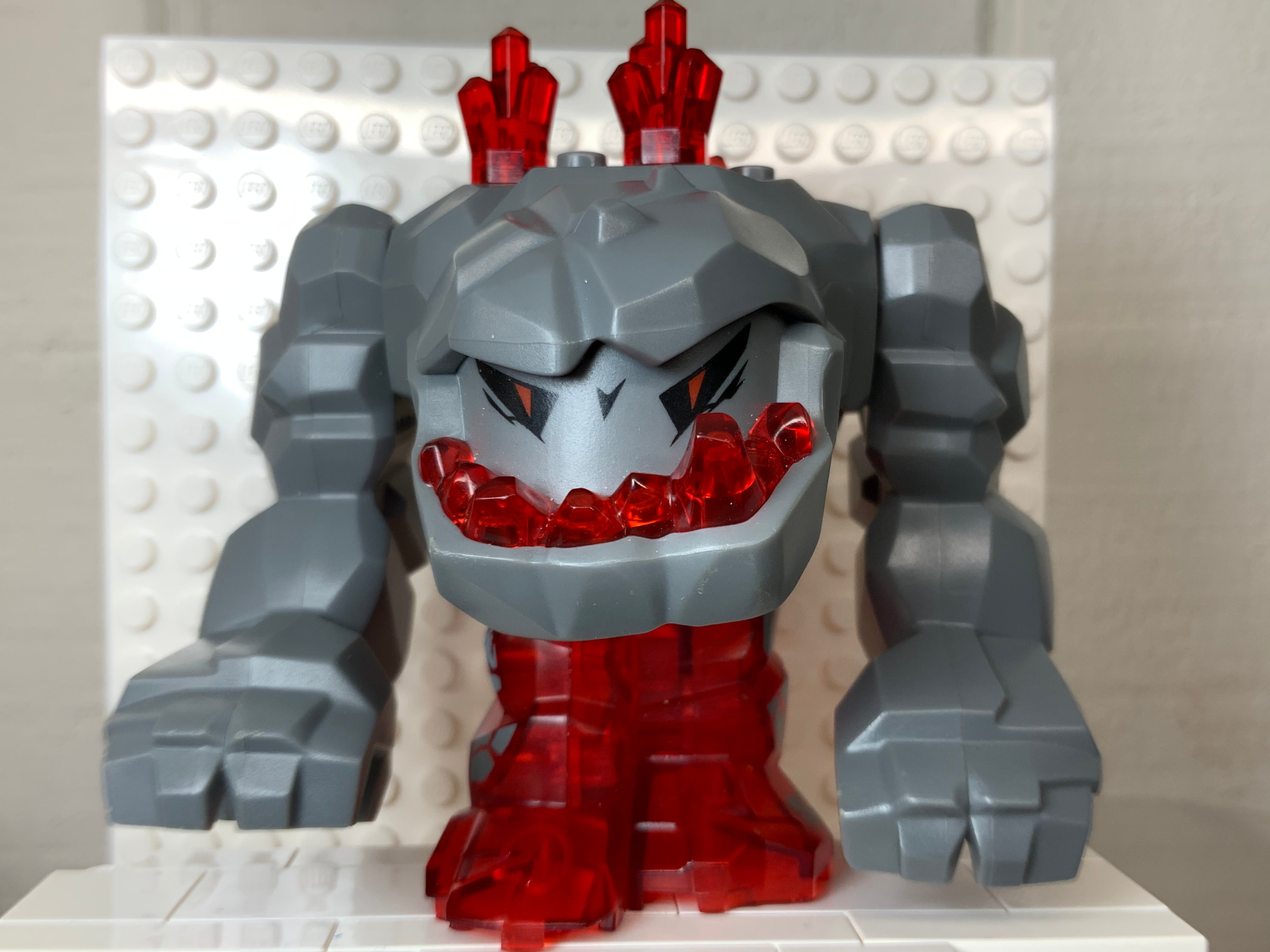 lego power miners rock monsters 1 x Lego brick Trans Red Power Miners Tremorox Rock Monster Set 8708 8964 pm016