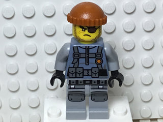 Shark Army Thug, Large Knee Pads, njo356 Minifigure LEGO®   