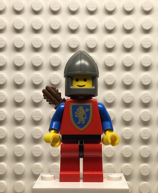 Crusader Lion - Red Legs with Black Hips, Dark Gray Chin-Guard, Quiver, cas119a Minifigure LEGO®   