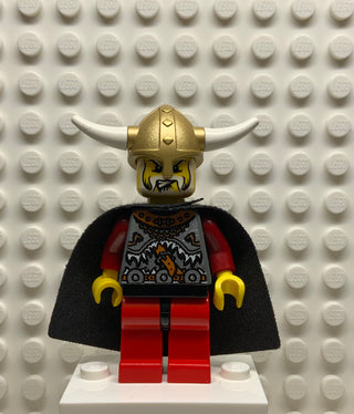 Viking Warrior 5a, Viking King - Black cape, vik005 Minifigure LEGO®   