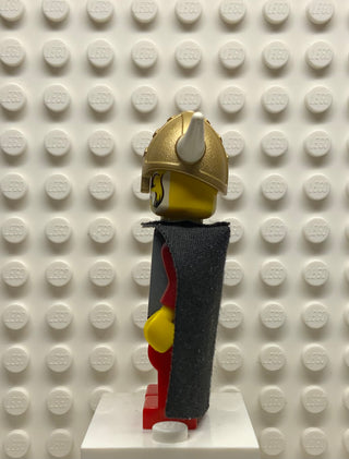 Viking Warrior 5a, Viking King - Black cape, vik005 Minifigure LEGO®   