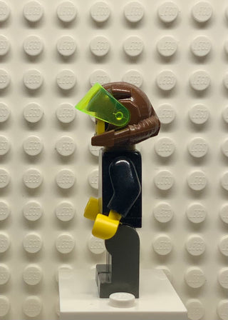 Axel-Trans-Neon Green Visor, rck001 Minifigure LEGO®   