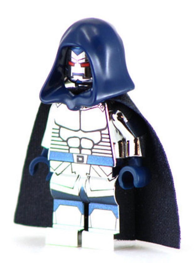 Doctor Doom 2099 Chrome Custom Printed Minifigure – United Brick Co®