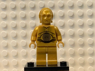 C-3PO, Pearl Gold with Pearl Gold Hands, sw0161a Minifigure LEGO®   