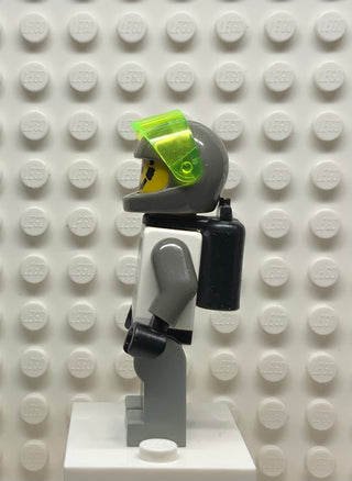 Exploriens, Dark Gray Helmet and Radio Torso, sp008 Minifigure LEGO®   