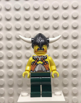 Viking Warrior 6a - Dark Green Hips and Legs, vik017 Minifigure LEGO®   