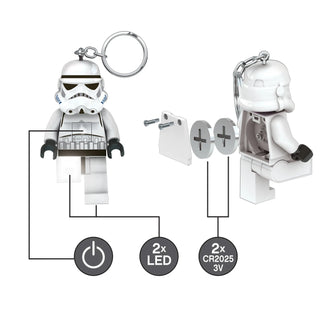 LEGO® Stormtrooper Keychain LED Light 3” Keychain LEGO®   