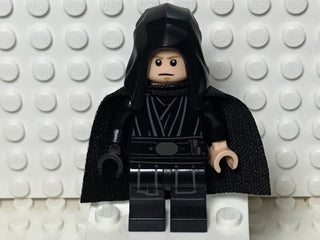Luke Skywalker, Jedi Master (Black Hood and Cape), sw1191 Minifigure LEGO® With Hood and Cape  