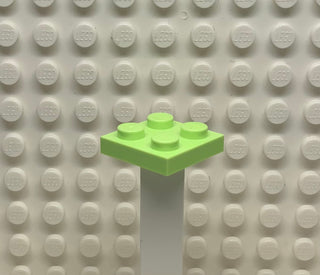2x2 Plate, Lego® Part Number 3022 Yellowish Green Part LEGO®   