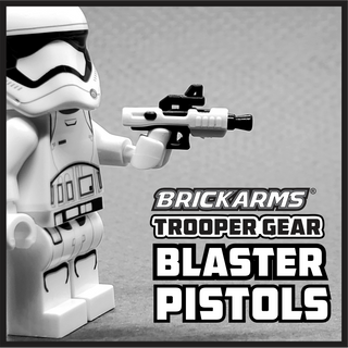 Brickarms Trooper Gear Blaster Pistols (x2) Custom Weapon Accessories Brickarms   