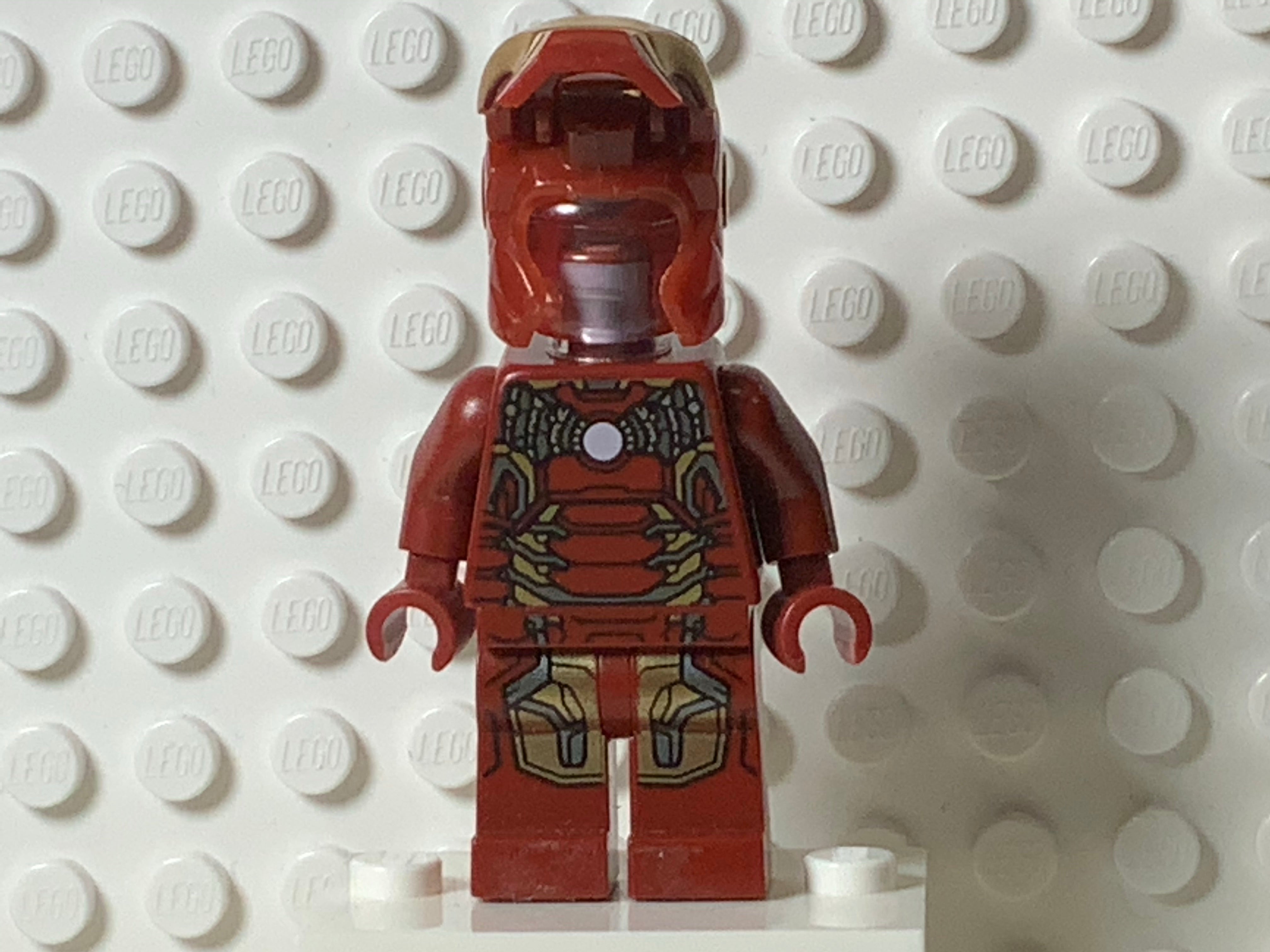 iron man 43 helmet Iron Man Mark 43 Armor, sh0498, LEGO® Marvel Minifigure – United Brick Co®
