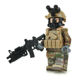 Army OCP Chemical Warfare Custom Minifigure Custom minifigure Battle Brick   
