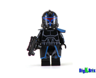 Captain Rex Shadow Trooper Star Wars Custom Printed Minifigure Custom minifigure BigKidBrix   