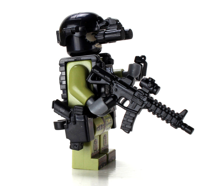 DEA Special Response Team SRT Officer Custom Minifigure
